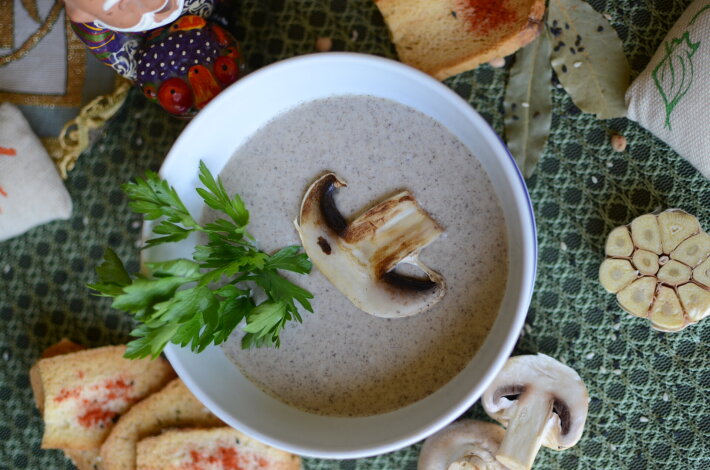 Суп-крем  грибной