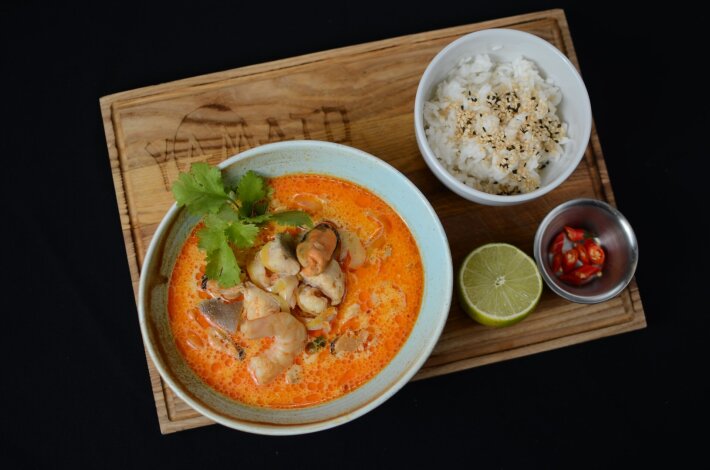 Сливочный Тайский суп