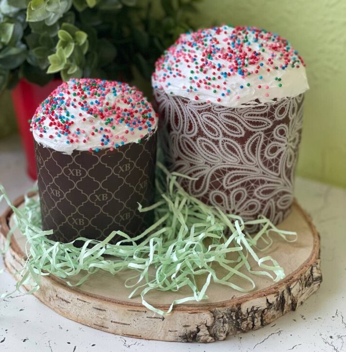 Кулич Традиционный с изюмом 350 гр