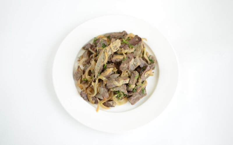 Легкое с луком