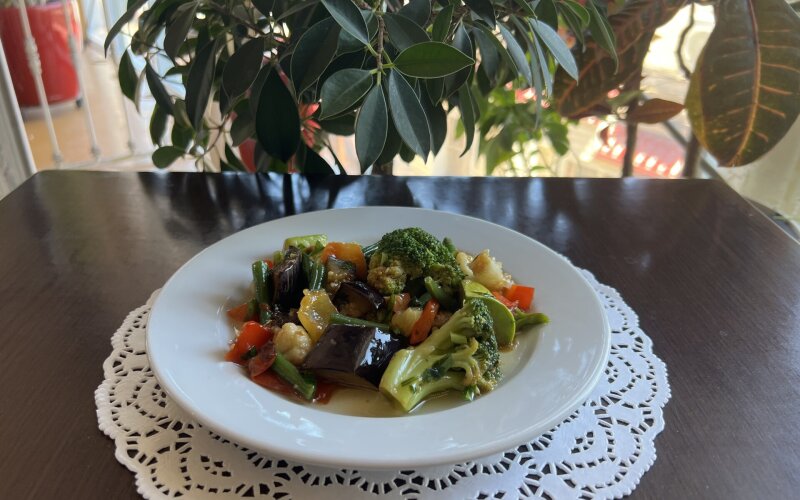 Овощи в соевом соусе