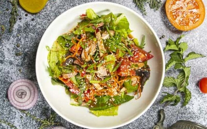 Салат "Мясной Ганс"