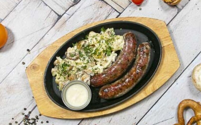 "Мюнхенские" с грибами и картофелем