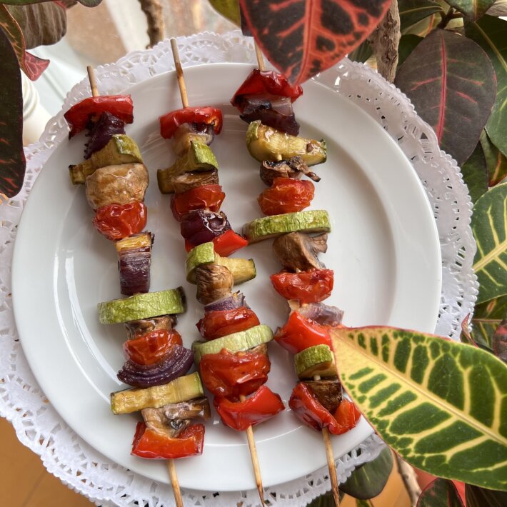 Овощной шашлык