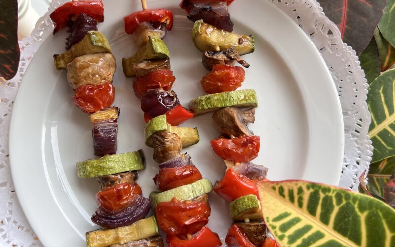 Овощной шашлык