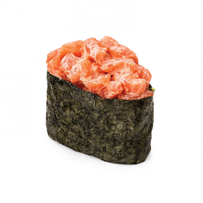 Спайс-суши с лососем