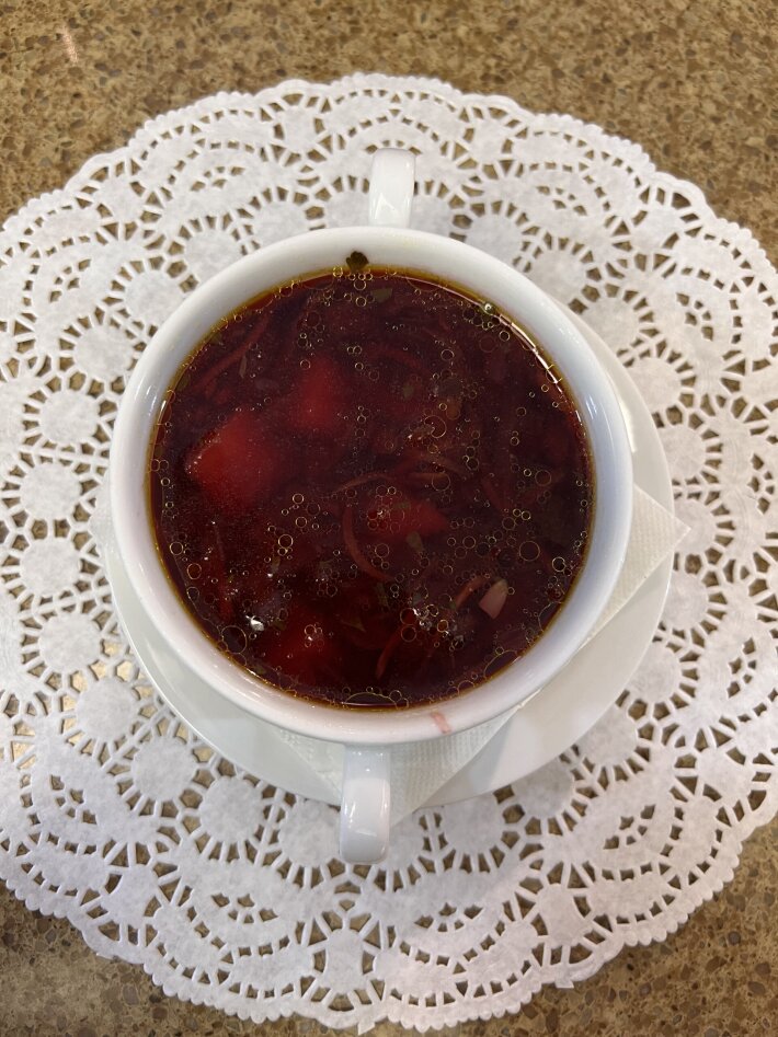 Суп свекольный