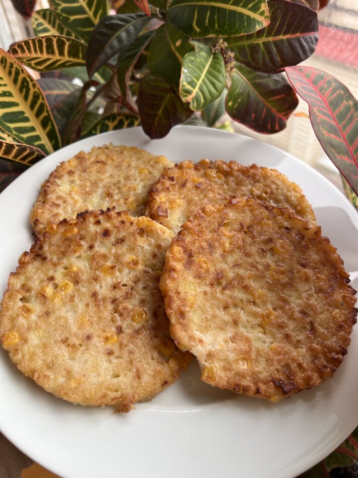 Драник с картофелем и кукурузой