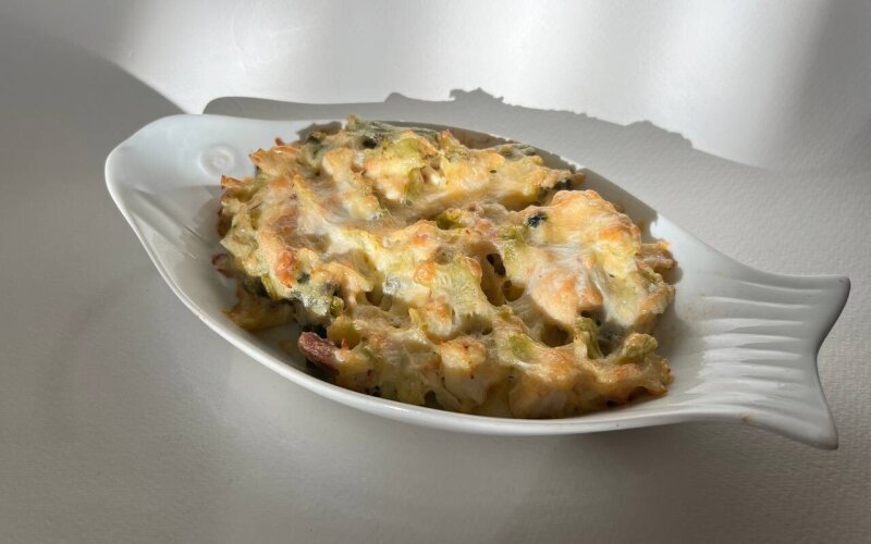 Запеканка из курицы с овощами