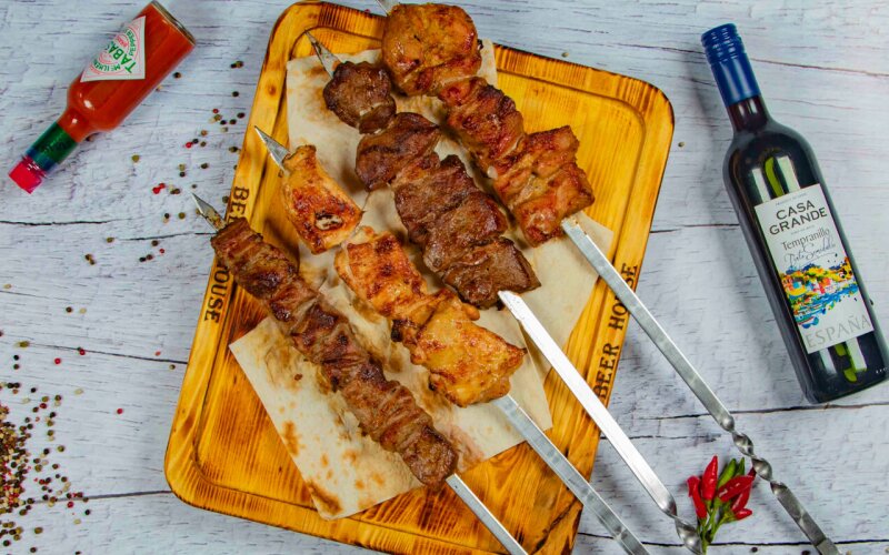 Шашлык из свиной шеи