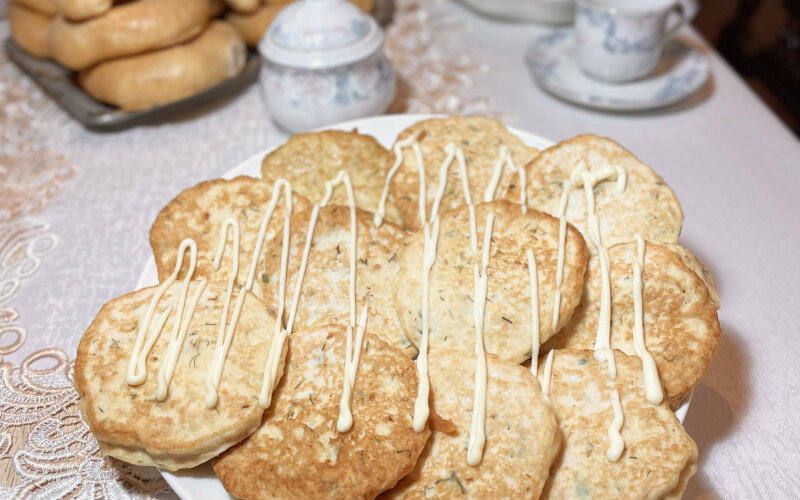 Оладьи куриные
