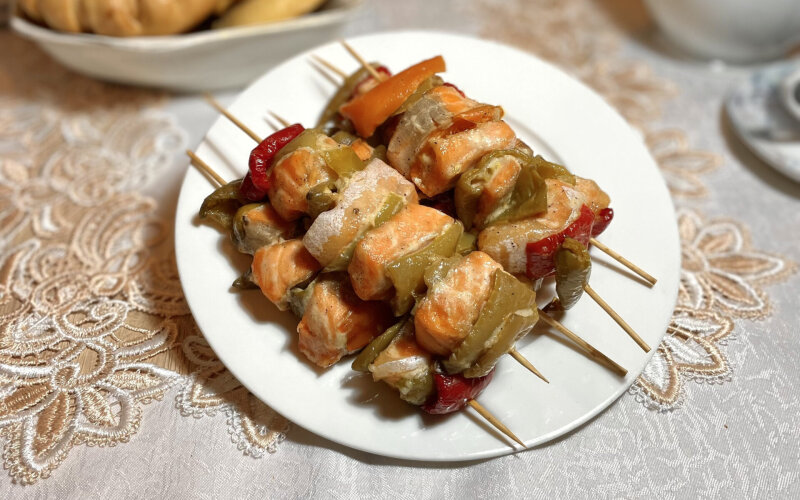 Шашлычки из семги