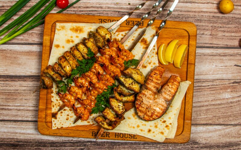 Шашлык из осетрины