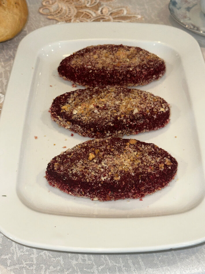 Котлета свекольная