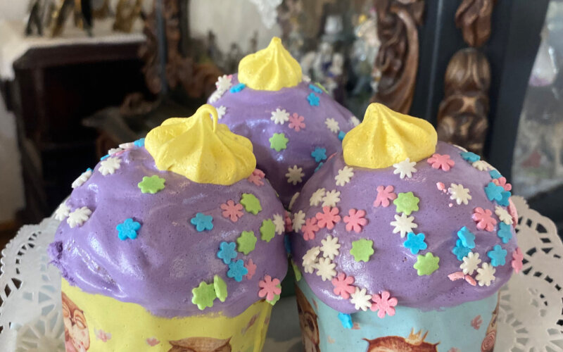 Кулич творожный цукат 180 гр.