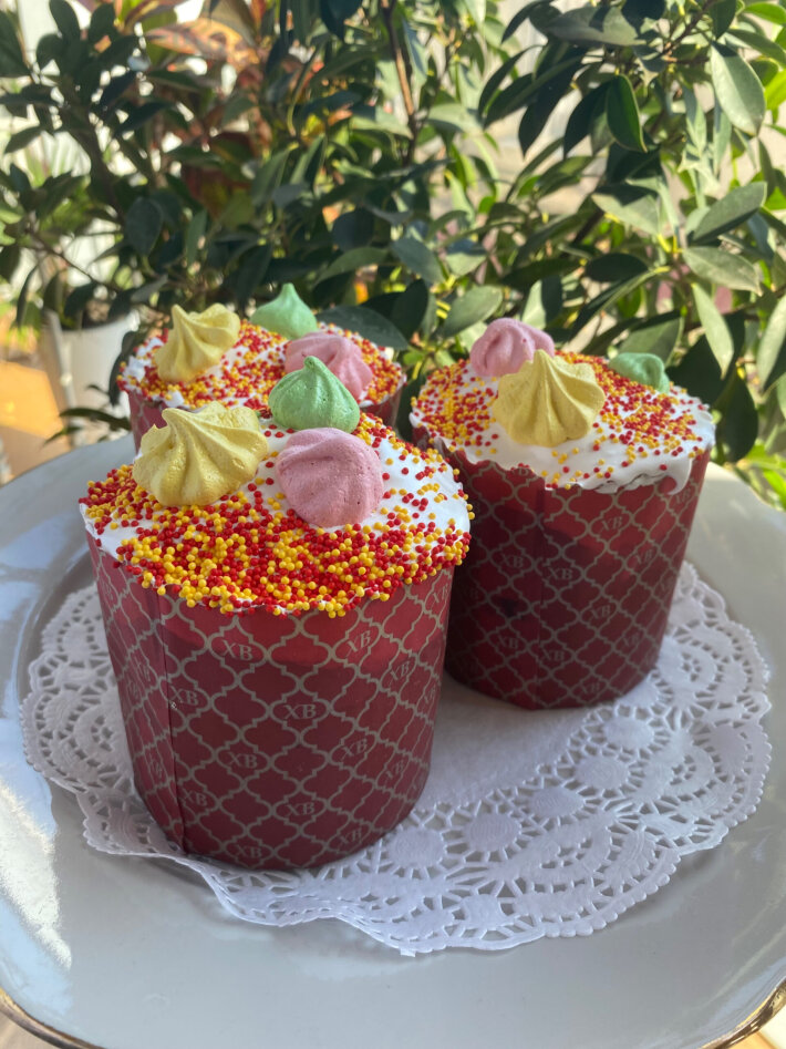 Кулич творожный изюм 380 гр.