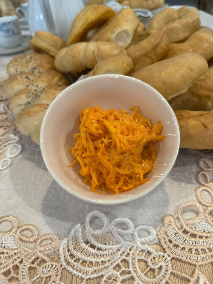 Морковный с чесноком