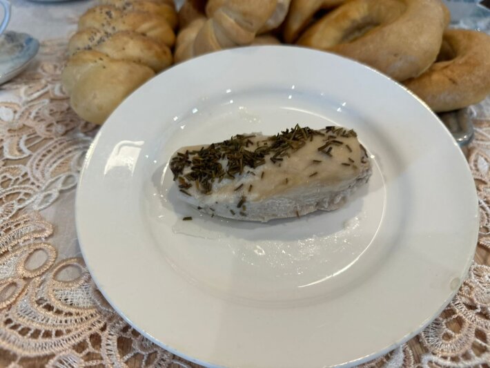 Грудка на пару с розмарином
