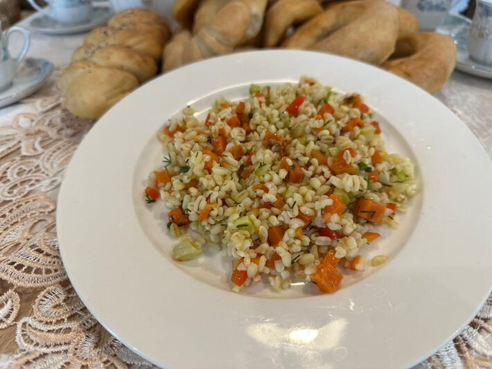 Булгур с овощами