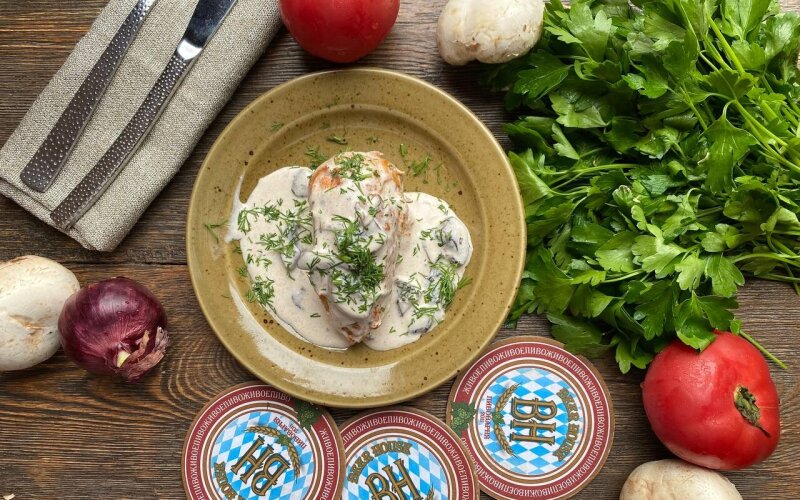 Куриная грудка в сливочном соусе