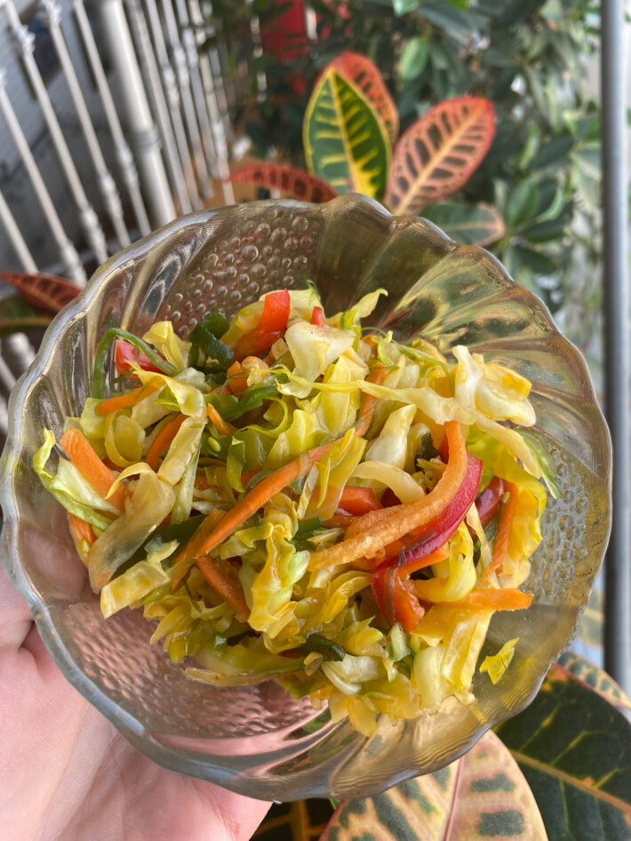 Хияши с овощами