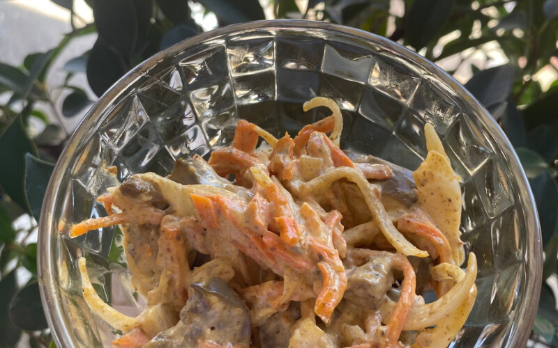 Салат "Курочка ряба"