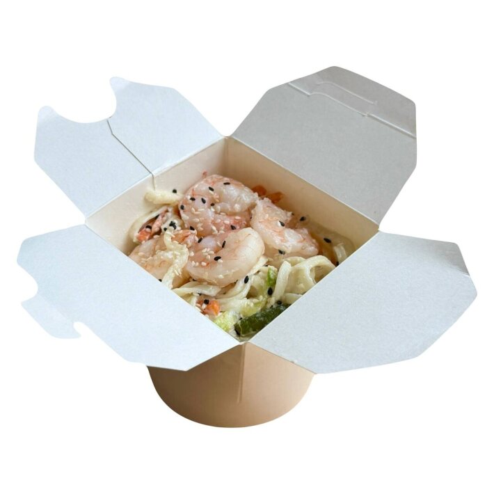 Wok с креветкой