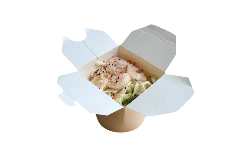 Wok с креветкой