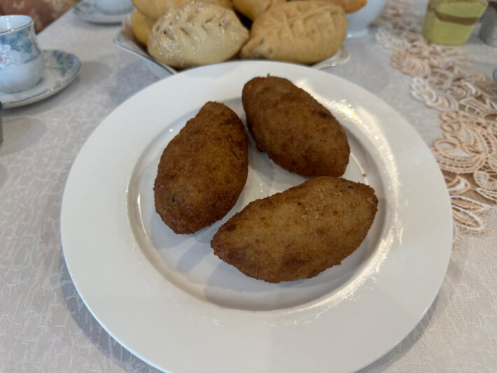 Зраза куриная с грибами