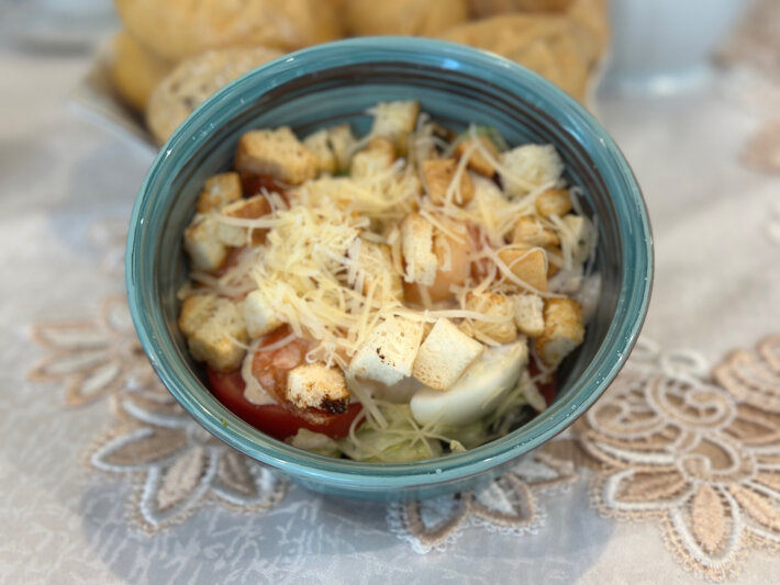 Цезарь с креветками