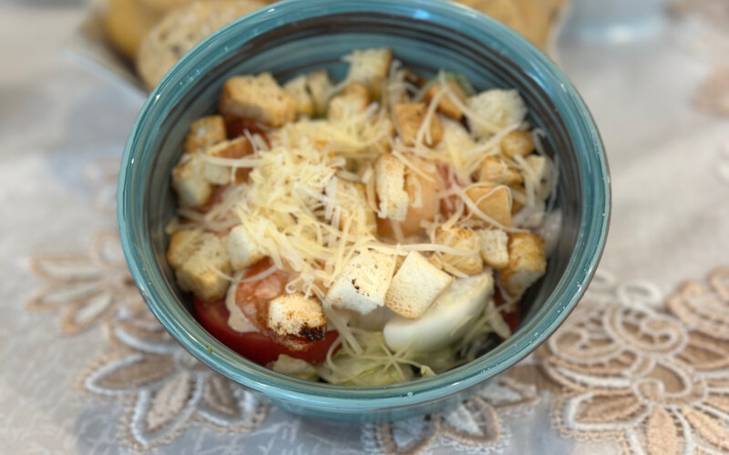 Цезарь с креветками