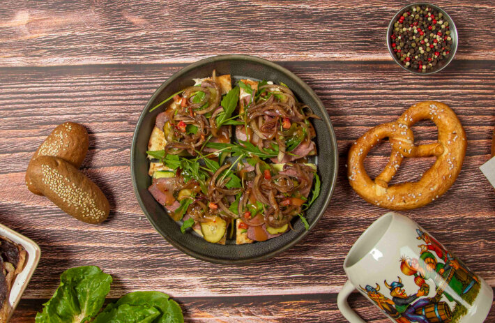 Греческая Пита с ростбифом