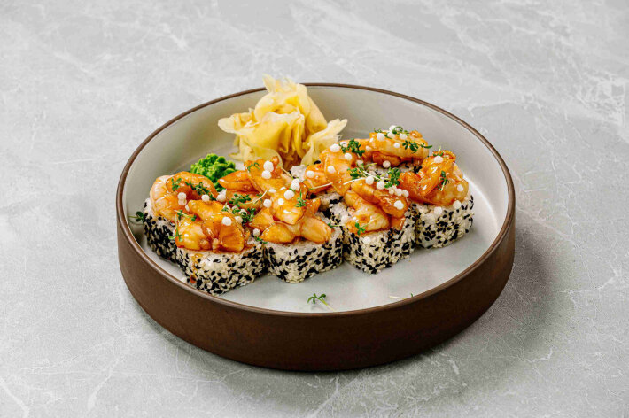 С креветкой в сеульском соусе