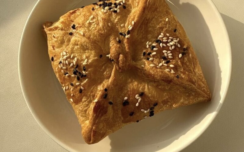 Слойка курица картофель