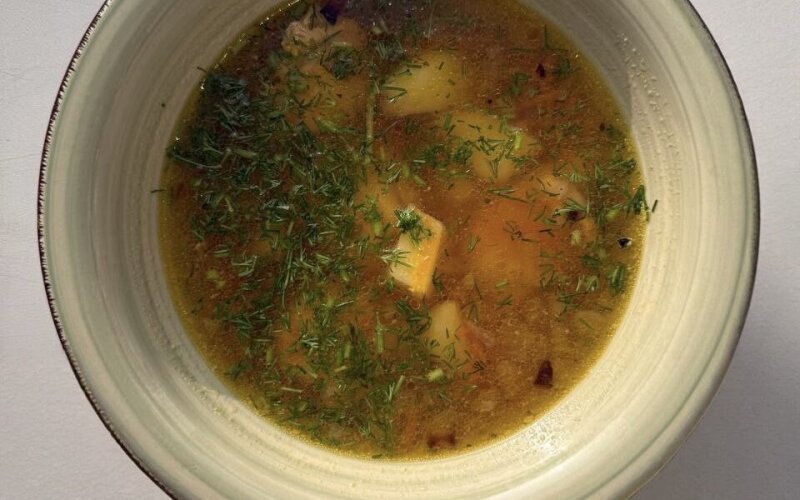 Суп домашний куриный
