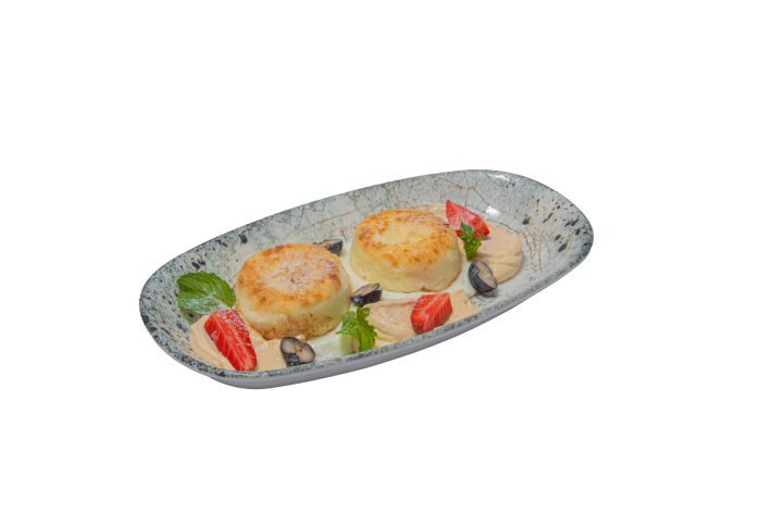 Сырники с крем-брюле