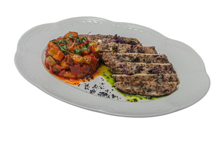 Рататуй с филе индейки