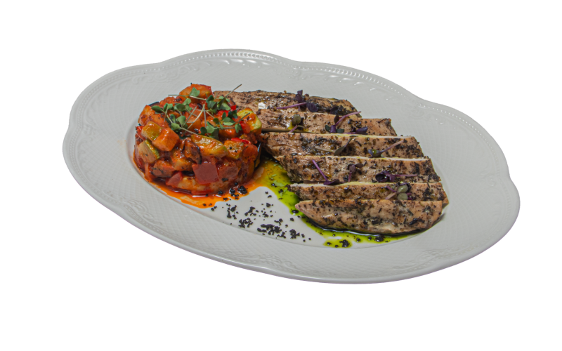 Рататуй с филе индейки