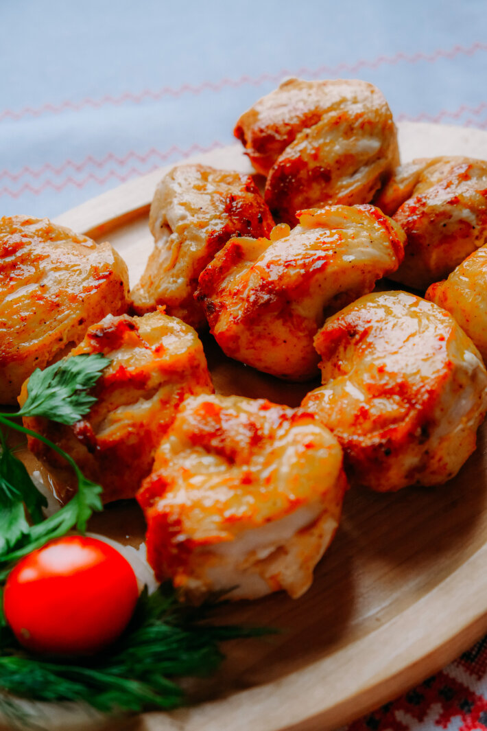Шашлык из куриного филе