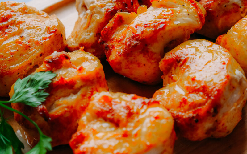 Шашлык из куриного филе