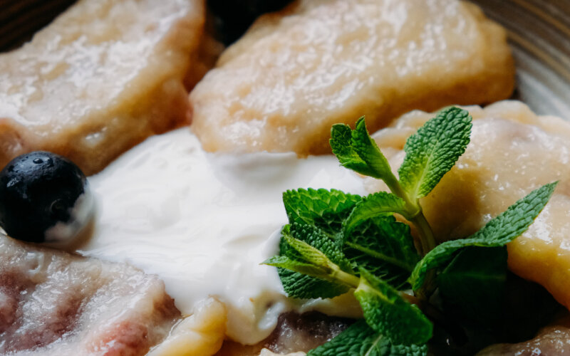 Вареники с вишней