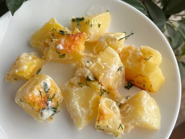 Картофель в сливках