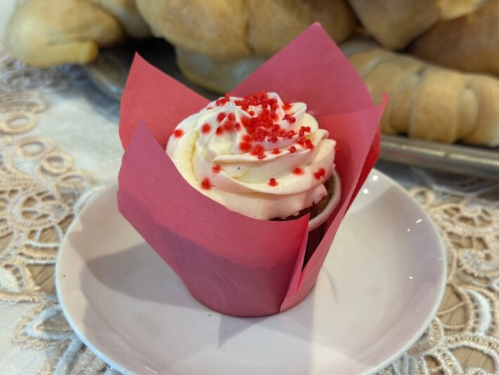 Капкейк с кремом