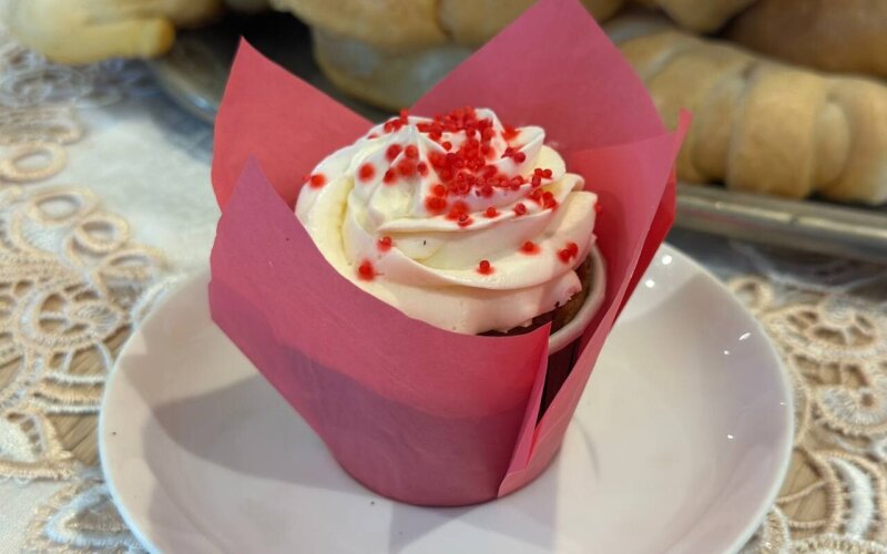 Капкейк с кремом