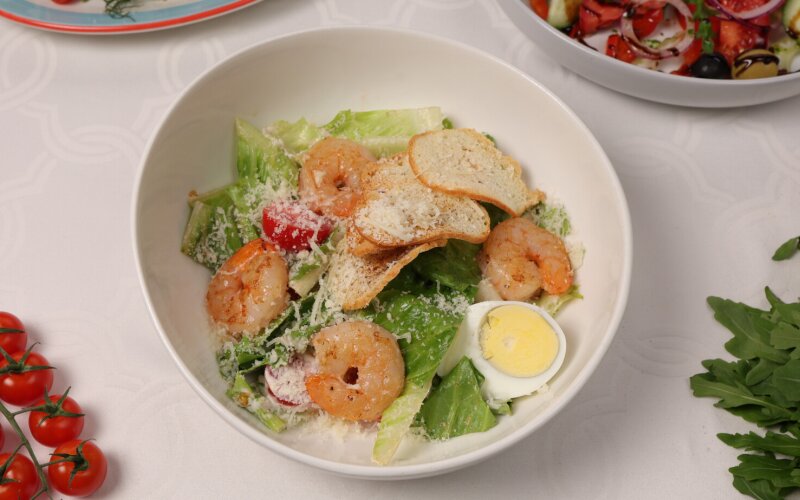 Цезарь с креветками