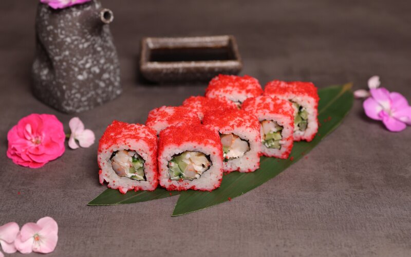 Ролл «Калифорния с креветкой»