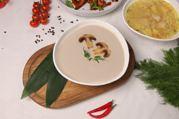 Крем-суп грибной