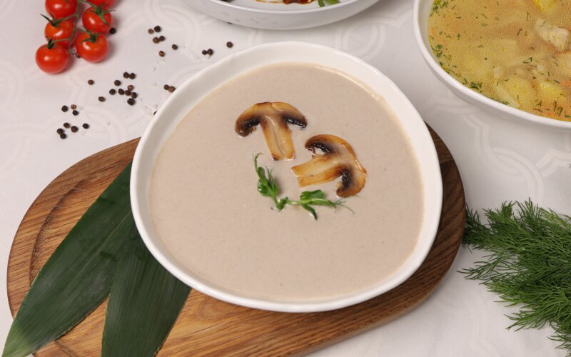 Крем-суп грибной