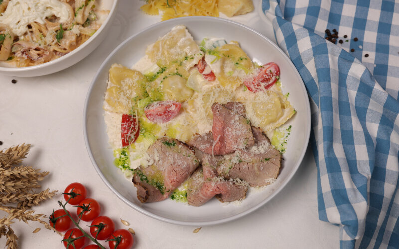 Равиоли Вителло тоннато