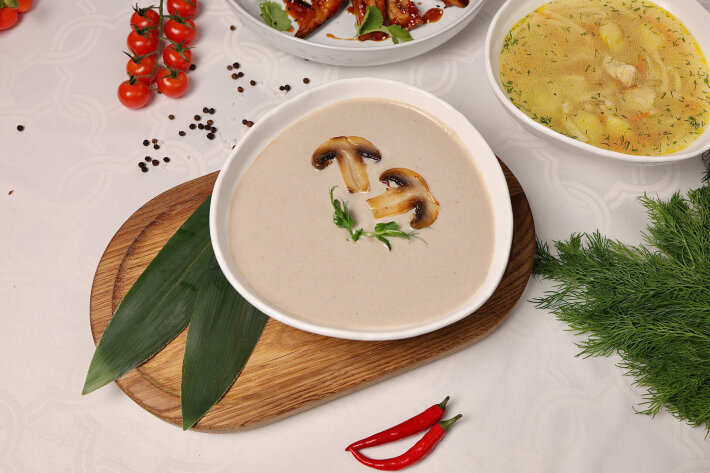 Крем-суп грибной